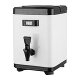 Maxbell Hot and Cold Beverage Dispenser Double Layer Milk Pail for Soup Coffee 6L