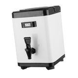 Maxbell Hot and Cold Beverage Dispenser Double Layer Milk Pail for Soup Coffee 6L