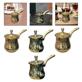 Maxbell Coffee Pot Water Kettle with Wooden Handle Teapot Easy to Clean Coffee Maker 550ml Style A