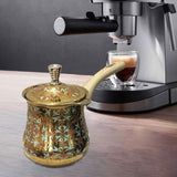 Maxbell Coffee Pot Water Kettle with Wooden Handle Teapot Easy to Clean Coffee Maker 550ml Style A