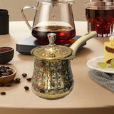 Maxbell Coffee Pot Water Kettle with Wooden Handle Teapot Easy to Clean Coffee Maker 550ml Style A