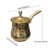 Maxbell Coffee Pot Water Kettle with Wooden Handle Teapot Easy to Clean Coffee Maker 550ml Style A