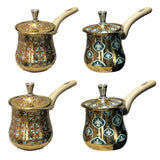 Maxbell Coffee Pot Water Kettle with Wooden Handle Teapot Easy to Clean Coffee Maker 550ml Style A