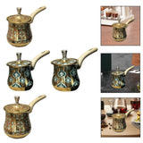 Maxbell Coffee Pot Water Kettle with Wooden Handle Teapot Easy to Clean Coffee Maker 550ml Style A