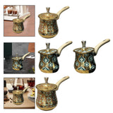 Maxbell Coffee Pot Water Kettle with Wooden Handle Teapot Easy to Clean Coffee Maker 550ml Style A