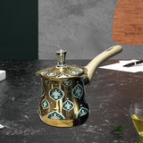 Maxbell Coffee Pot Water Kettle with Wooden Handle Teapot Easy to Clean Coffee Maker 550ml Style B