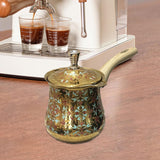 Maxbell Coffee Pot Water Kettle with Wooden Handle Teapot Easy to Clean Coffee Maker 720ml Style A