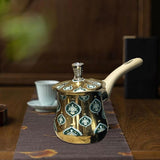 Maxbell Coffee Pot Water Kettle with Wooden Handle Teapot Easy to Clean Coffee Maker 720ml Style B