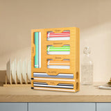 Maxbell Food Bag Storage Organizer Bag Organizers for Cling Wrap Paper Aluminum Foil