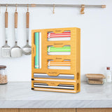 Maxbell Food Bag Storage Organizer Bag Organizers for Cling Wrap Paper Aluminum Foil