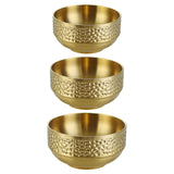 Maxbell Double-walled Metal Serving Bowl for Camping Snack Appetizer Kitchen Cooking Small