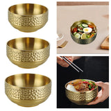Maxbell Double-walled Metal Serving Bowl for Camping Snack Appetizer Kitchen Cooking Small