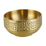 Maxbell Double-walled Metal Serving Bowl for Camping Snack Appetizer Kitchen Cooking Large
