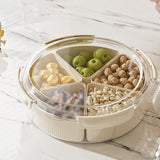 Maxbell Divided Serving Tray Serving Dish for Dried Fruits for New Year Wedding Nuts