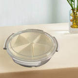 Maxbell Divided Serving Tray Serving Dish for Dried Fruits for New Year Wedding Nuts