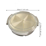 Maxbell Divided Serving Tray Serving Dish for Dried Fruits for New Year Wedding Nuts