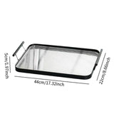 Maxbell Serving Tray with Handles Fruit Serving Platter for Living Room Hotel Buffet L