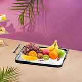 Maxbell Serving Tray with Handles Fruit Serving Platter for Living Room Hotel Buffet L