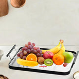 Maxbell Serving Tray with Handles Fruit Serving Platter for Living Room Hotel Buffet L
