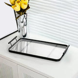 Maxbell Serving Tray with Handles Fruit Serving Platter for Living Room Hotel Buffet S