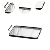 Maxbell Serving Tray with Handles Fruit Serving Platter for Living Room Hotel Buffet S