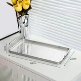Maxbell Serving Tray with Handles Storage Acrylic Tray for Dining Room Home Banquets L