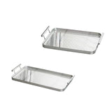Maxbell Serving Tray with Handles Storage Acrylic Tray for Dining Room Home Banquets L