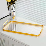 Maxbell Serving Tray Drain Cup Rack Kitchen Cup Holder for Restaurant Bar Guest Room L