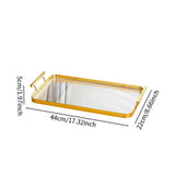 Maxbell Serving Tray Drain Cup Rack Kitchen Cup Holder for Restaurant Bar Guest Room L