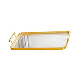 Maxbell Serving Tray Drain Cup Rack Kitchen Cup Holder for Restaurant Bar Guest Room L