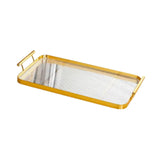 Maxbell Serving Tray Drain Cup Rack Kitchen Cup Holder for Restaurant Bar Guest Room L