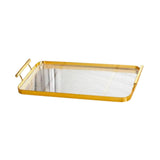 Maxbell Serving Tray Drain Cup Rack Kitchen Cup Holder for Restaurant Bar Guest Room L