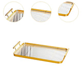 Maxbell Serving Tray Drain Cup Rack Kitchen Cup Holder for Restaurant Bar Guest Room L