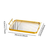 Maxbell Serving Tray Drain Cup Rack Kitchen Cup Holder for Restaurant Bar Guest Room S