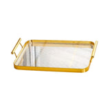 Maxbell Serving Tray Drain Cup Rack Kitchen Cup Holder for Restaurant Bar Guest Room S