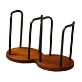 Maxbell Cup Holder Coffee Cup Dispenser for Coffee Milk Tea Shop Bathroom Restaurant Black Double