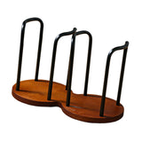 Maxbell Cup Holder Coffee Cup Dispenser for Coffee Milk Tea Shop Bathroom Restaurant Black Double