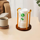 Maxbell Cup Holder Coffee Cup Dispenser for Coffee Milk Tea Shop Bathroom Restaurant Gold Single