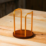 Maxbell Cup Holder Coffee Cup Dispenser for Coffee Milk Tea Shop Bathroom Restaurant Gold Single