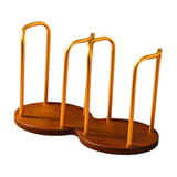 Maxbell Cup Holder Coffee Cup Dispenser for Coffee Milk Tea Shop Bathroom Restaurant Gold Double