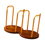 Maxbell Cup Holder Coffee Cup Dispenser for Coffee Milk Tea Shop Bathroom Restaurant Gold Double