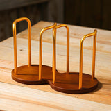 Maxbell Cup Holder Coffee Cup Dispenser for Coffee Milk Tea Shop Bathroom Restaurant Gold Double