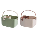 Maxbell Storage Tote Cosmetics Organizer Supplies Toilet Portable Shower Open Basket green