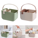 Maxbell Storage Tote Cosmetics Organizer Supplies Toilet Portable Shower Open Basket green