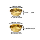 Maxbell Stainless Steel Kitchen Colander Bowl Set with Basin for Washing Fruit Pasta 16cm