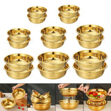 Maxbell Stainless Steel Kitchen Colander Bowl Set with Basin for Washing Fruit Pasta 16cm