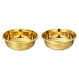 Maxbell Stainless Steel Kitchen Colander Bowl Set with Basin for Washing Fruit Pasta 16cm