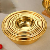 Maxbell Stainless Steel Kitchen Colander Bowl Set with Basin for Washing Fruit Pasta 28cm