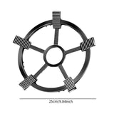 Maxbell Cast Iron Wok Support Ring Non Slip Burner Rings for Outdoor Camping Kitchen 25cm