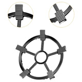 Maxbell Cast Iron Wok Support Ring Non Slip Burner Rings for Outdoor Camping Kitchen 25cm